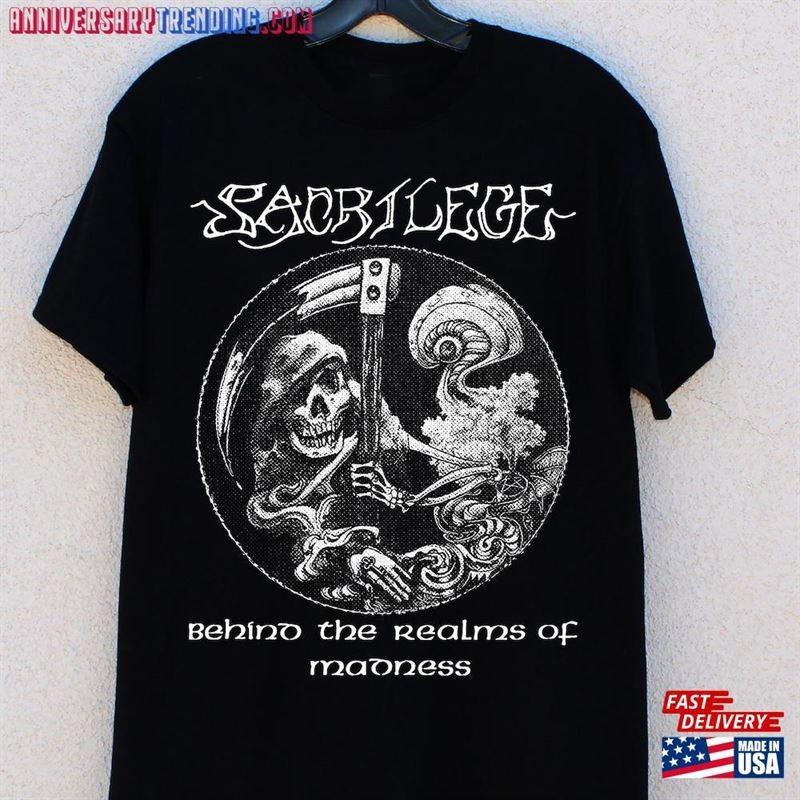Sacrilege T-Shirt Black Cotton All size S-5XL TA575 Unisex T-Shirt XXXXL