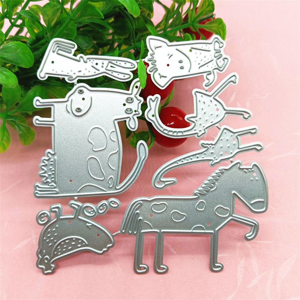 Animals Metal Cutting Dies Stencils for DIY Scrapbooking Decorative Embossing Paper Cards Template Decorative Die Cuts