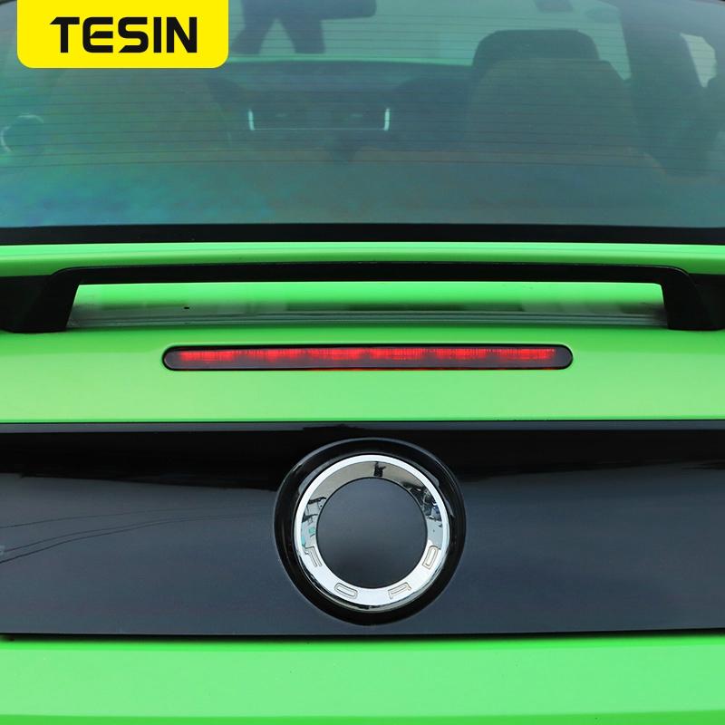 TESIN Car High-position Brake Light Decoration Strip Cover Sticker Trim For Ford Mustang 2010 2011 2012 2013 2014