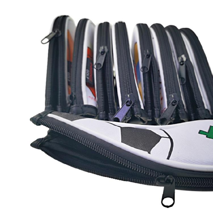 9pcs Golf Iron Head Protective Cover with Zipper Waterproof Golf Iron Head Cover Golf Accessories Gift for Golfers