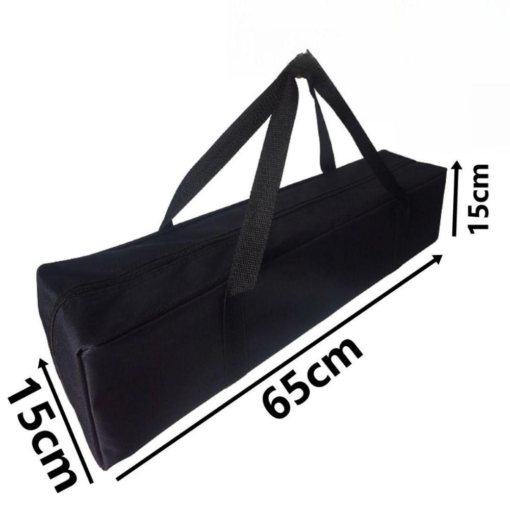 Borsa Portaoggetti Nera Grande Borsa per Palo Tenda in Tela Nuova Borsa Portaoggetti in Tessuto Oxford Forniture da Esterno