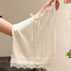Women's Plus Size Cotton Lace Bow Camisole - Slim Fit Spring/Summer Layered Tank Top