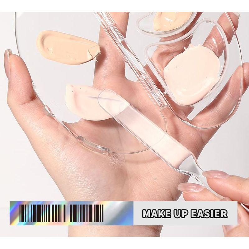 YOUSHA - Plastic Makeup Mixing Spatula with Sleeve