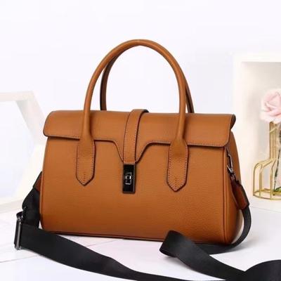 Bolso de piel de vaca de primera capa para mujer, diseño de nicho, bolso de mano de piel auténtica de gran capacidad para uso diario, bolso cruzado de un solo hombro todo en uno para mujer