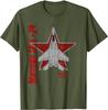 Vintage Cyrillic Soviet Cold War Mig 29 Fulcrum Jet Fighter TShirt Summer Cotton ONeck Short Sleeve Mens T Shirt New S3XL