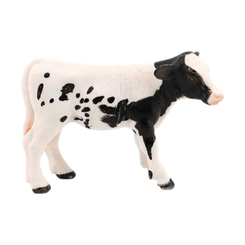 Cow Figurine | Realistic Holstein Cow Toy, Educational Learning Toy, Farm Toy, Cow Toy, Gift for Kids Ages 3+