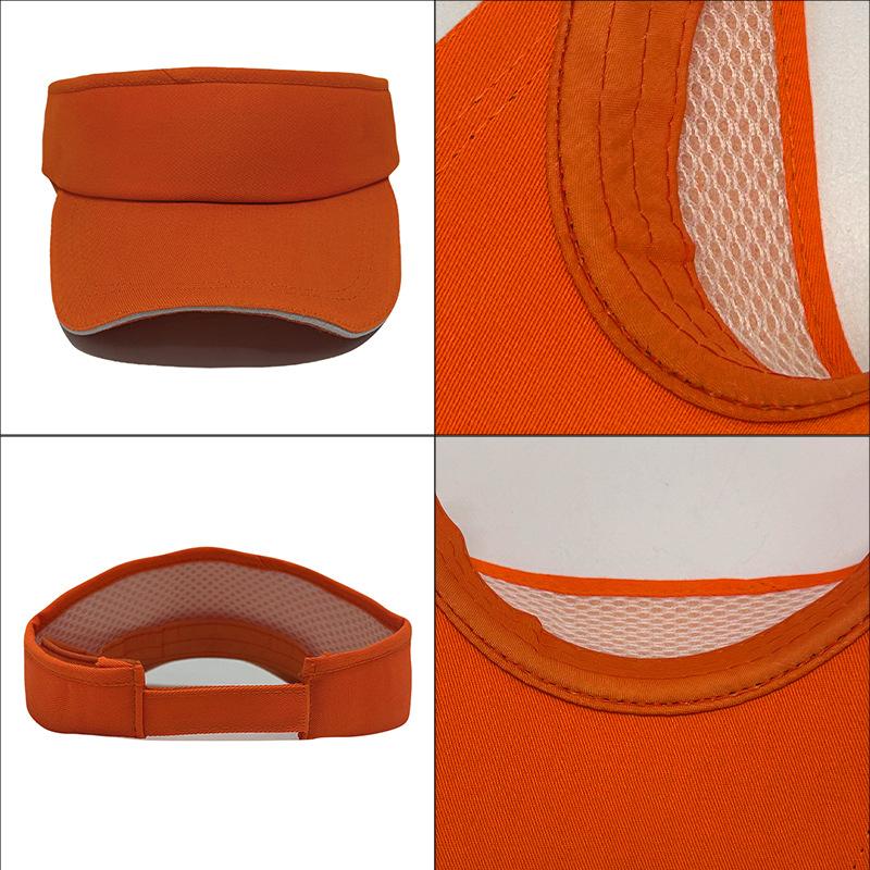 Solid Color Light Plate Empty Top Baseball Cap Print Diagram Embroidery Men's and Women's Outdoor Visor Cap Cap