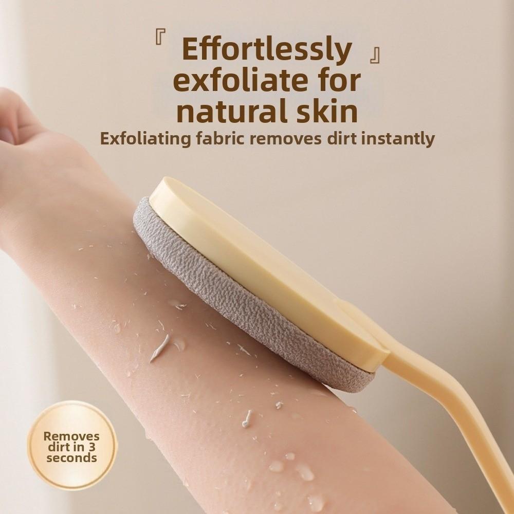 Coarse/Fine Sand Bath Shower Brush Long Handle Exfoliating Brush Back Scrubber Brush  Shower