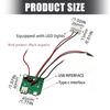 USB Output Adapter Card for 21V Battery Packs, USB-A and USB C 5V Supply Board for Device Power, Table Use, and Daily DIY Tasks Here