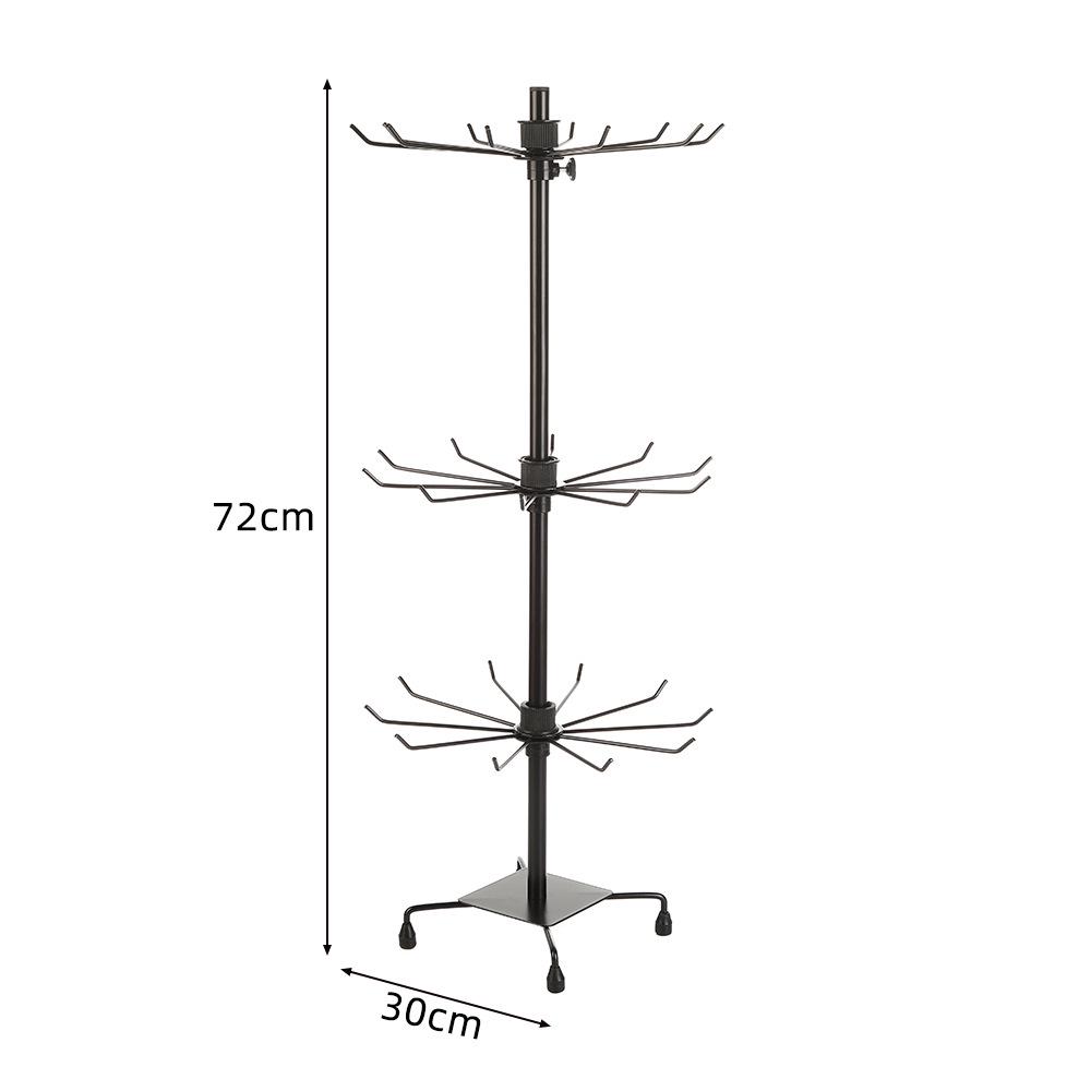 Nordic Rotating Ornament Display Stand for Necklaces, Bracelets, and Sunglasses