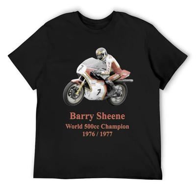 Barry Sheene 2, la versión coloreada a mano Camiseta tallas grandes camisetas gráficas tops camisetas para hombre gráfico
