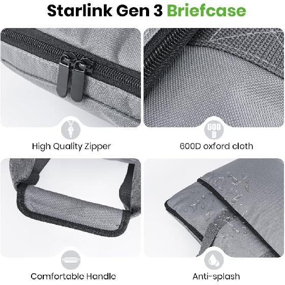 XTAR Starlink Gen 3 Satellite RV Carry Bag,Outdoor Travel Bag, Handbag for Starlink Dish and All Accessories