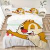 Happy Chipmunk Celebration Print 3Pcs Bedding Setduvet Cover With 2 Bedropillowcase Home Birthday Gift