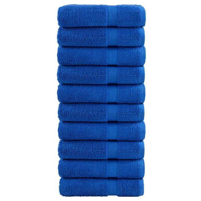 VidaXL Serviettes de Douche de Qualité Supérieure 10 pcs, Draps de Bain, Serviettes d'Invité, Serviettes de Salle de Bain 137190