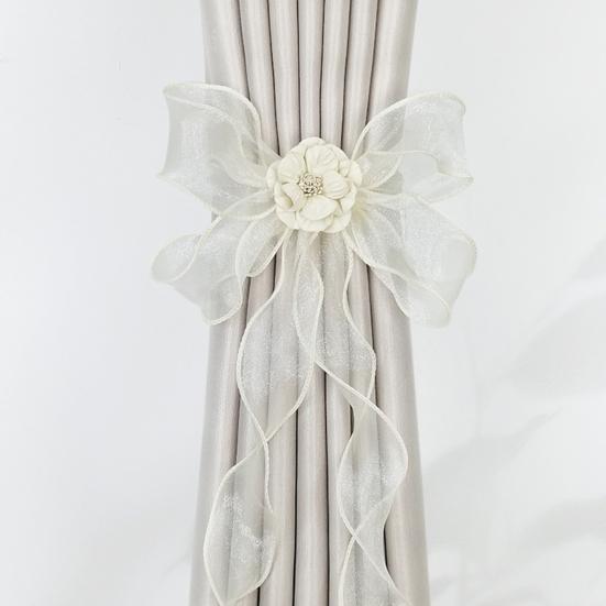 

Красивый ремешок для штор с цветочным декором, декоративная ткань, держатель для штор для гостиной, аксессуары для штор