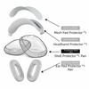 Four Piece Set Ear Pads Cushion Cover Silicone Headband Earphone Protective Case Replacement for Apple Airpods Max