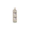2 PCs Brass & Cubic Zirconia Charms Gold Plated Silver Plated Pendants For DIY Necklace Bracelet Jewelry Making Findings