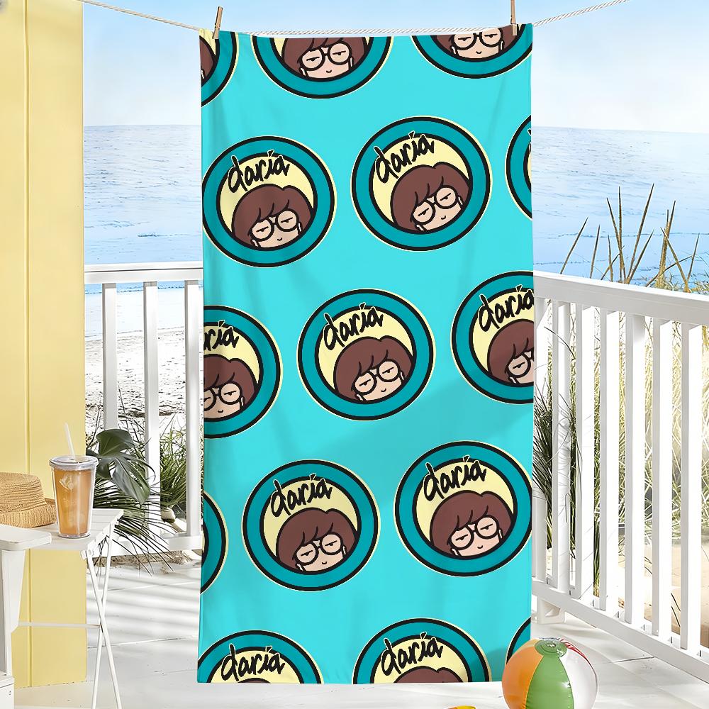 Fun D-Daria-S Girl Cool Towel Soft Pool Gift For Travel Gym Shower Camping Quick Dry Sports Large Beach Towels