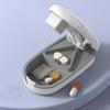 Sealed Medicine Cutter Plastic Pill Storage Box Practical Medicine Divider  For Home Use