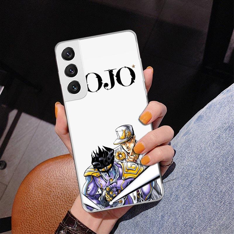 

Anime JoJo Bizarre Adventure Phone Case For Samsung Galaxy S24 S25 Edge S26 Ultra S23 S22 S21 Plus S20 FE + Personalized Print C Samsung S25 Edge