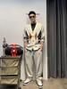 Cardigan en maille tendance coupe ample pour homme - Style Hong Kong High Street Printemps