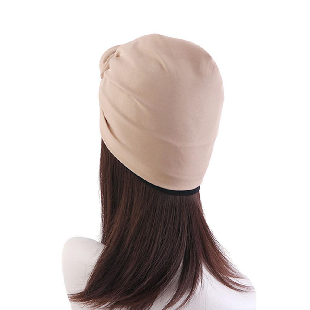 Afrikanisches Stretch-Knoten-Gele-Haarwickel-Turban-Stirnband für Frauen zum Ausgehen Dehnbarer Turban für Damen
