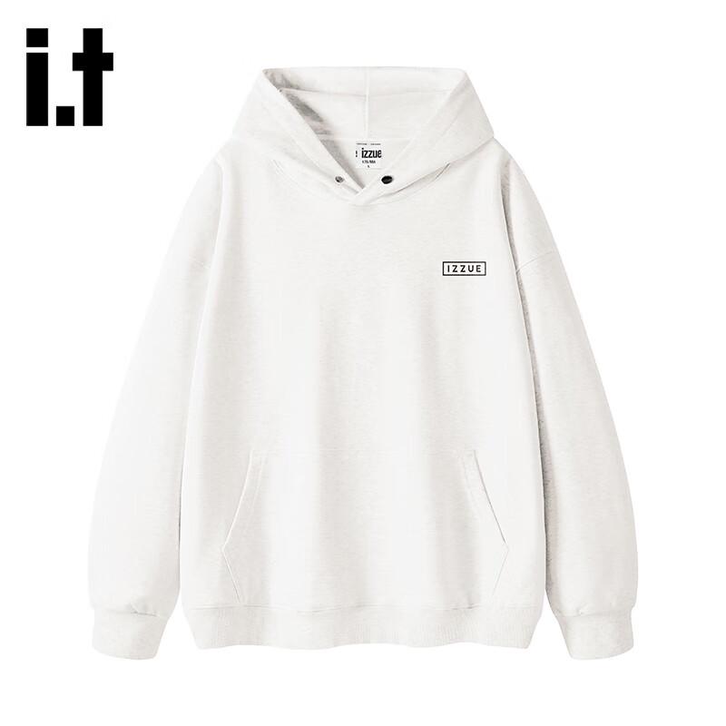 

Izzue Unisex American Retro Letter Print Hooded Sweatshirt XL