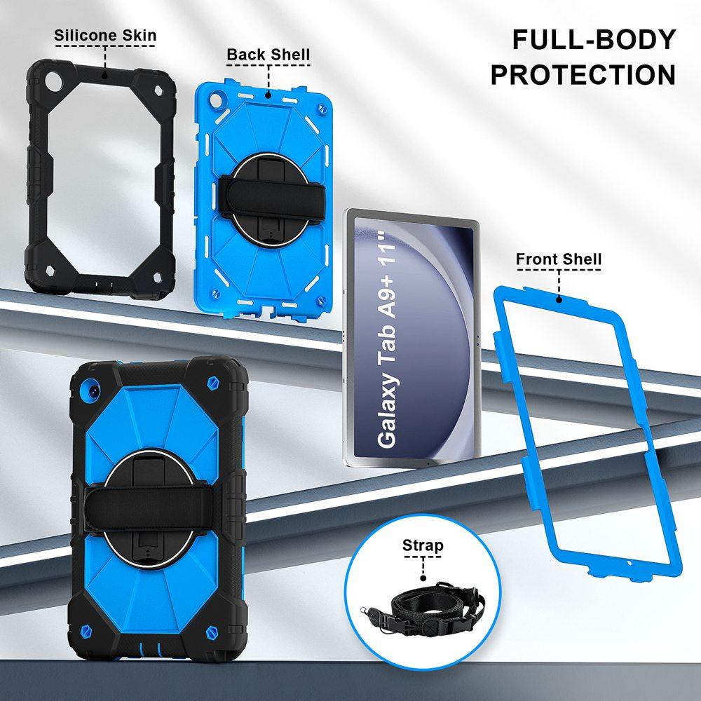Per Samsung Galaxy Tab A9+ Custodia SM-X210/X215 Copri Tablet funda Tab A9+ 5G SM-X216B/X218U/A11+ SM-X230/X236B A11 PLUS 11 pollici