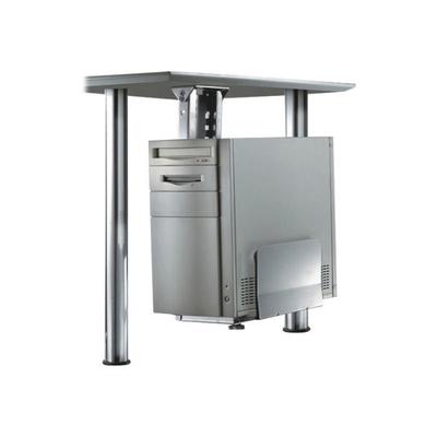 Computerhalterung - NEWSTAR - CPU-D200SILVER - Untertischmontage - Silber - Höhenverstellbar 39-54 cm