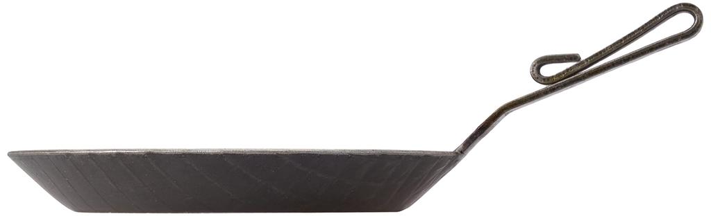 Turk 20cm Cast Iron Frying Pan (Bent Handle) for Roasting