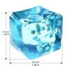 Squishy Snowflake Ice Cubes Slow Rising Sensory Fidget Toy Soft Ice Cubes Stress Relief Squeeze Toy Hand Exercise Calming Tool