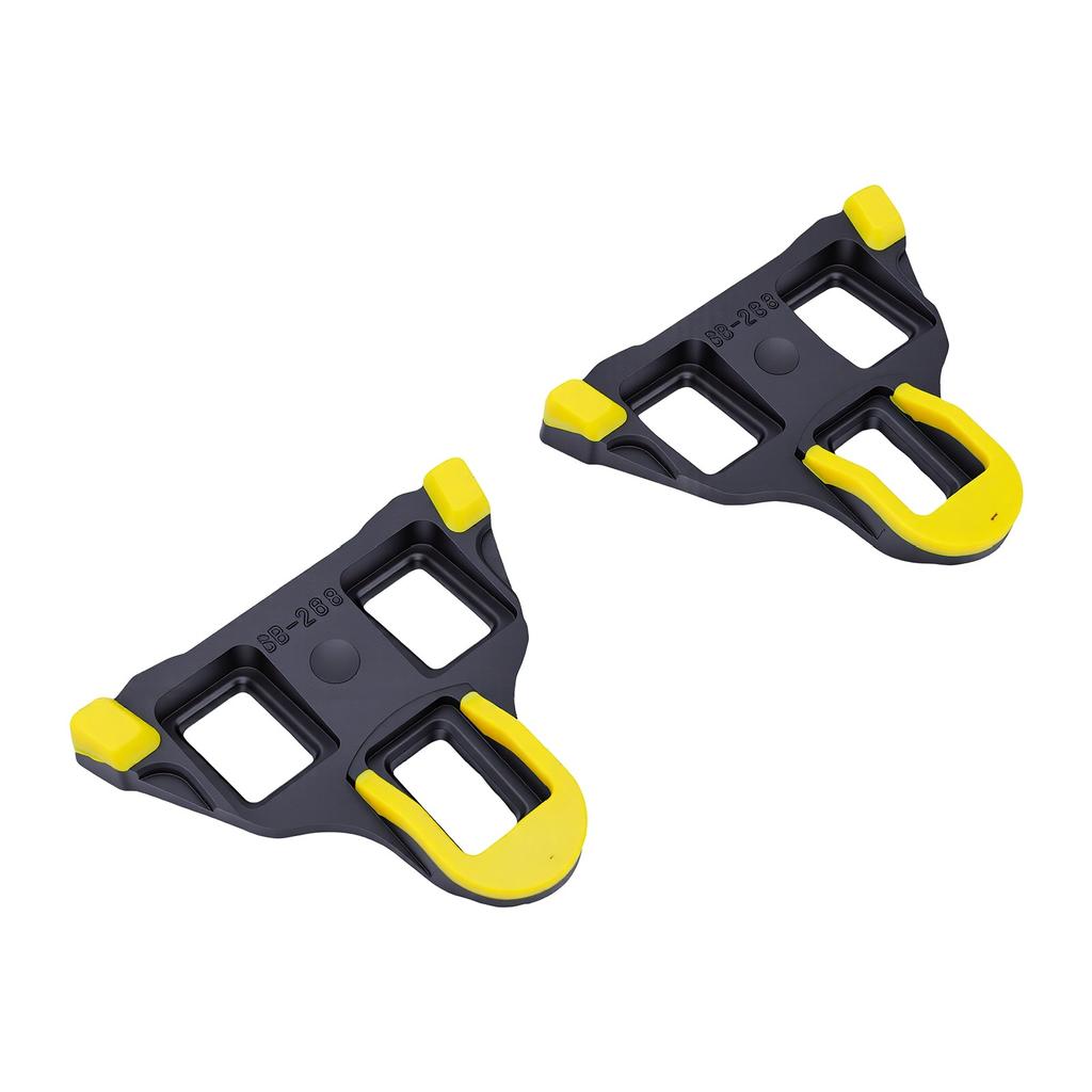 Bicycle Cleats Quick Locking Plate Anti Slip Road Bike Pedal Replacement Cleats for 3 Hole Shoe