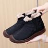 Shoes Women's Winter New Soft-soled Comfortable Snow Boots Non-slip Lightweight Fashion Velvet Mother Shoes One-pedal Cotton Shoes