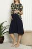 Maternity Tunic Nightgown Short Sleeve Lycra Two Piece