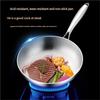 316 Stainless Steel Deep Fryer Non Stick Frying Pan Cooking Steak Kitchen Cookware Gas Stove Induction Cooker Universal Milk Pot