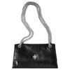 Kira Classic Flap Silhouette Design Sharp Edges Lambskin Leather Mini Shoulder Bag Women Shoulder Bag Black 176642-001