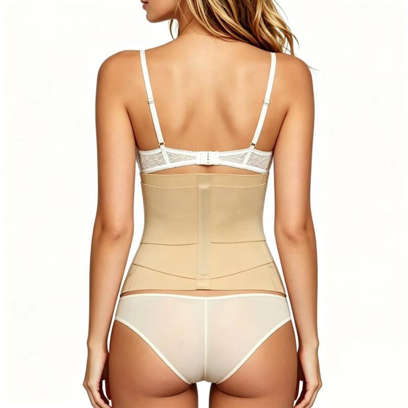 Women Waist Trainer Triple Training Wrapped Compression Segmented Corset Shapewear Belt