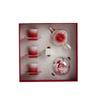 Souvenir rose flower language aromatherapy gradual change ceramic high-end tea set set to send girls birthday high-end gifts