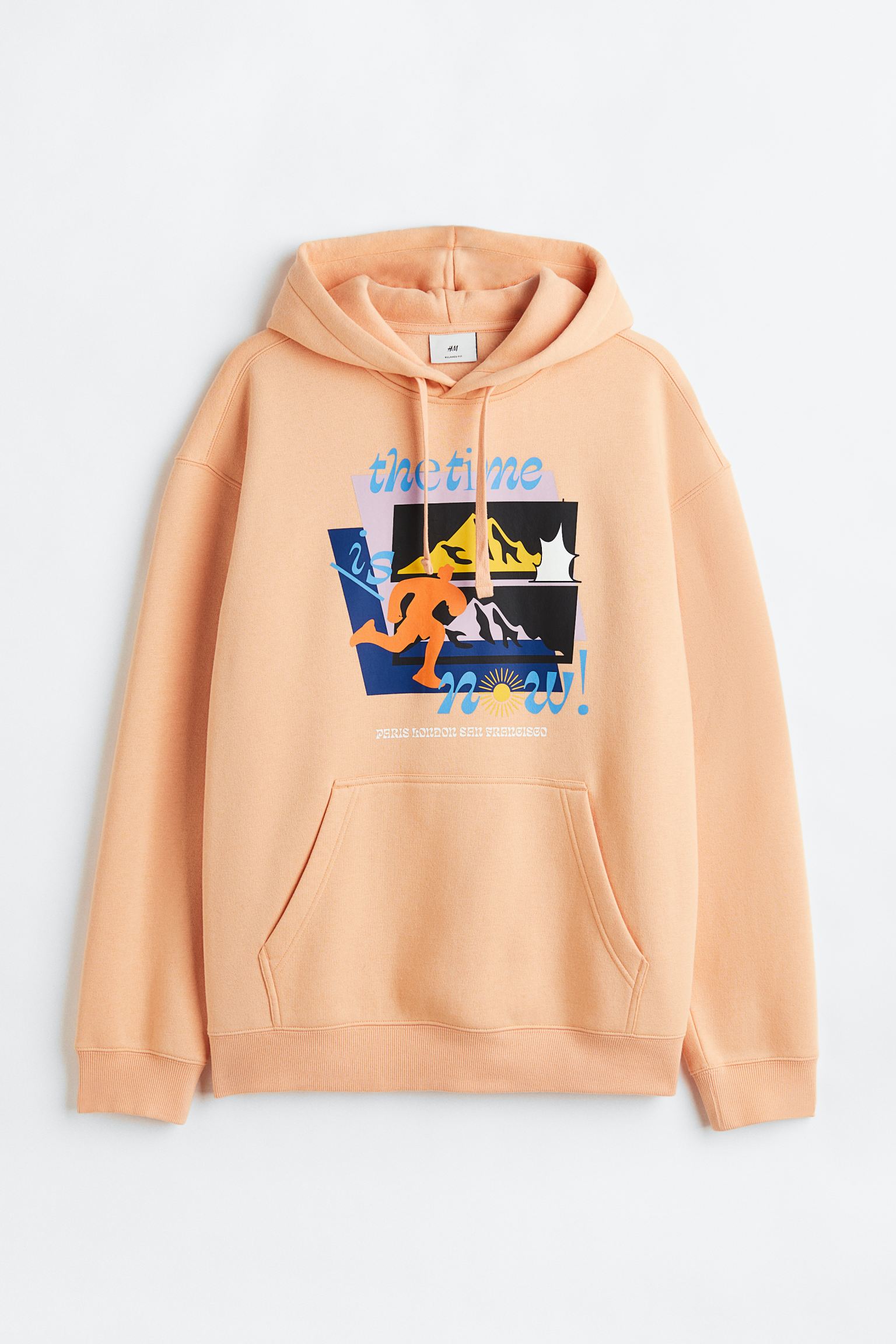 

Толстовка свободного покроя с принтом