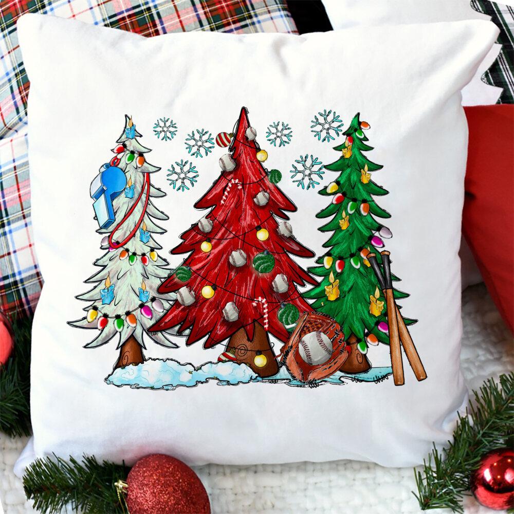 Current Mood Printed Christmas Pillow Case Winter Party Decor Home Cushion Cover Holiday Pillowcase Xmas Gift for Family Friends