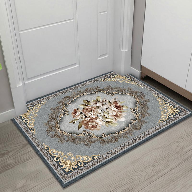 European Style Non-Slip Entrance Door Mat for Living Room and Bedroom
