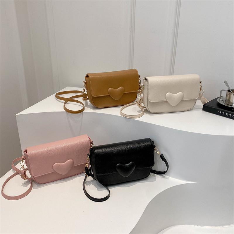 Chic Pu Leather Small Crossbody Bag For Women In Trendy Summer Colors Elegant Design