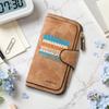 Fashion New York Pattern Long Wallet Casual Portable Multi Card Slot Purse