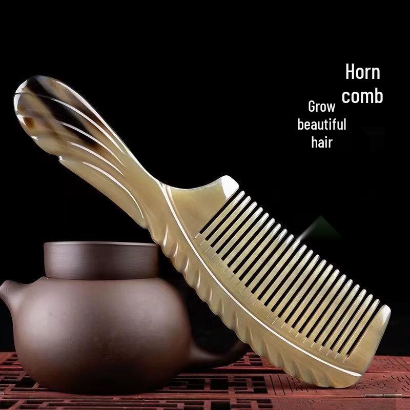 Beiduo Yang Ox Horn Long Hair Massage Comb