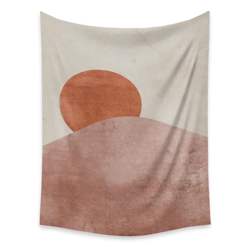 Pink moon night hanging tapestry Czech celestial wall tapestry Hippie wall tapestry in the academy decor Boho interior decoration | Decorative tapestr
