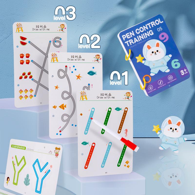High-Quality Magical High-Quality Tracing High-Quality Workbook High-Quality Montessori High-Quality Pen High-Quality Control High-Quality Training