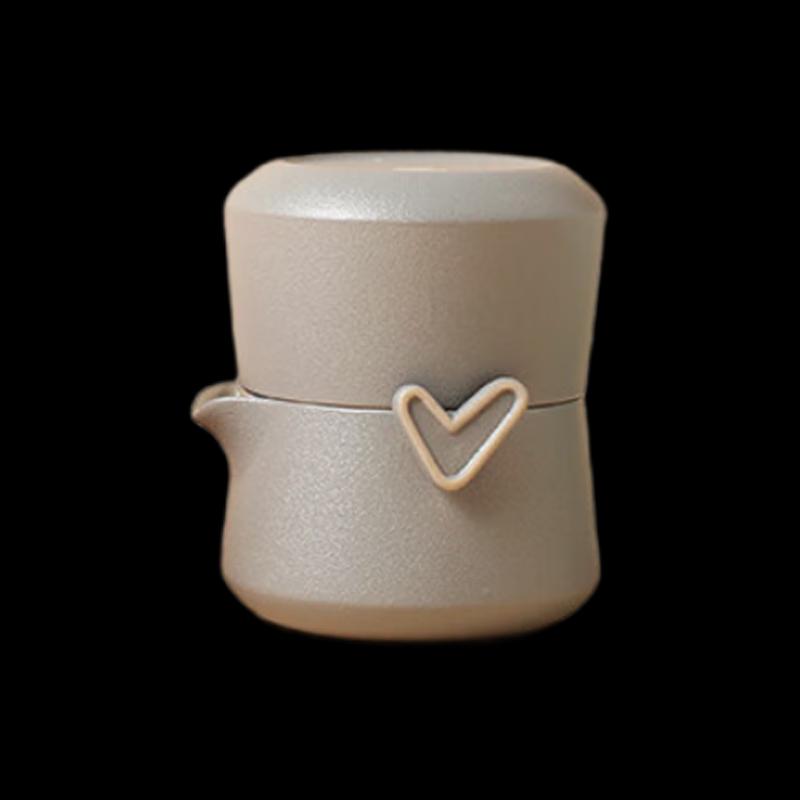 LuBao Portable Ceramic Travel Tea Set