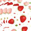 Strawberry Party Tableware Set Disposable Plates Cups Napkins Cutlery Tablecloth Set Strawberry Theme Party Supplies for Birthday Baby Shower Wedding