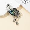 Summer Vintage Animal Pin With Shell Material For Unisex Fashion