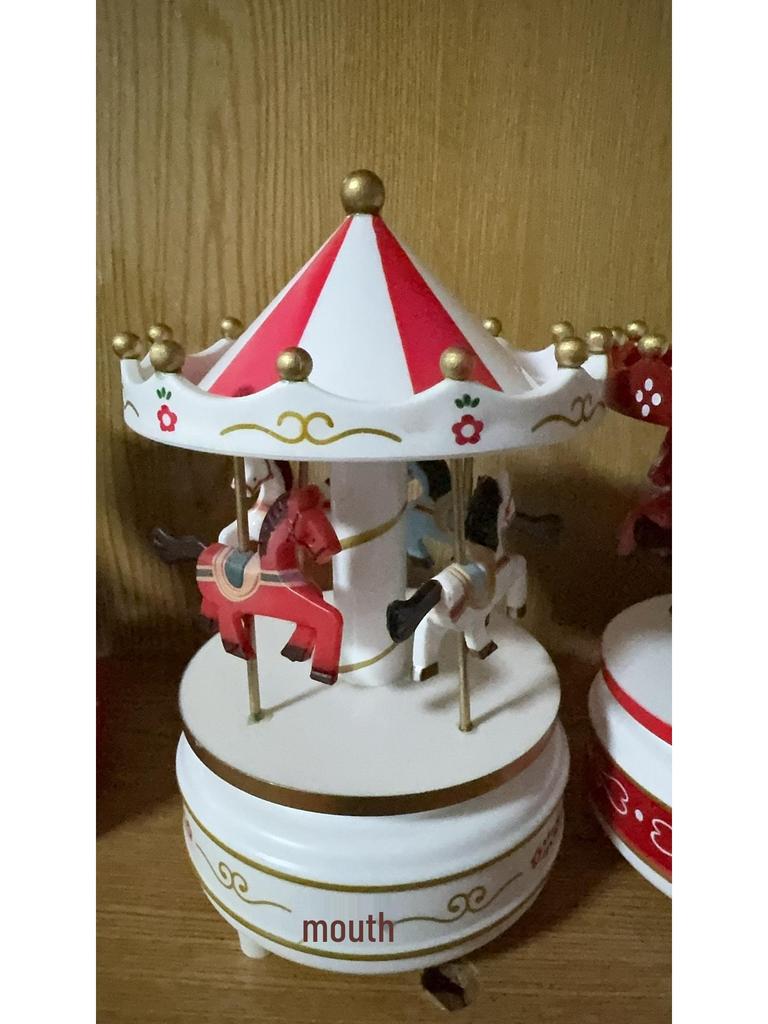 Music Box Carousel Birthday Cake & Christmas Decoration Gift